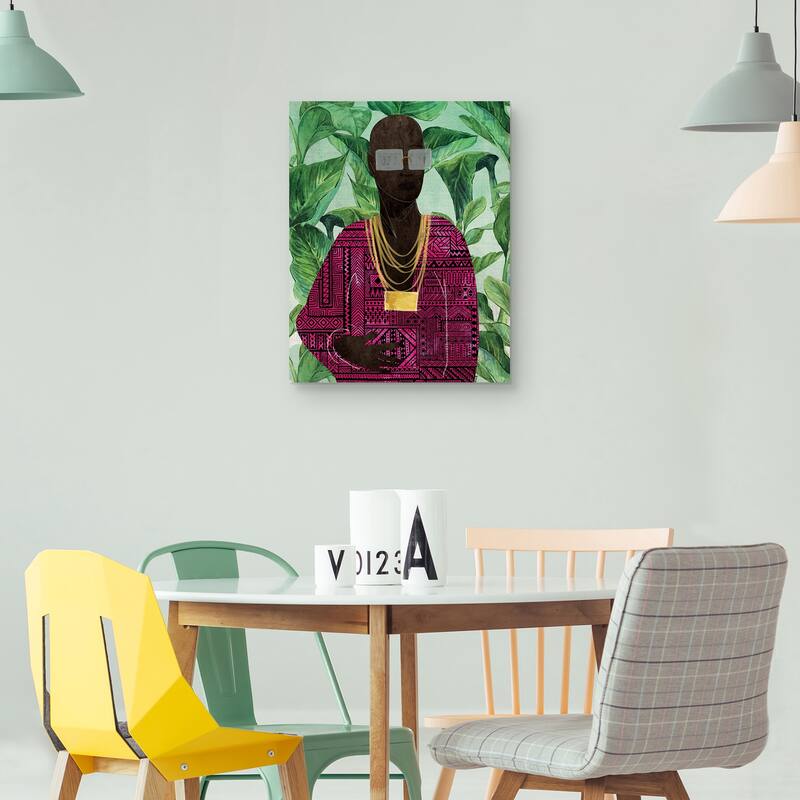 Modern Turban King 16 by Nikki Chu Canvas Art Print