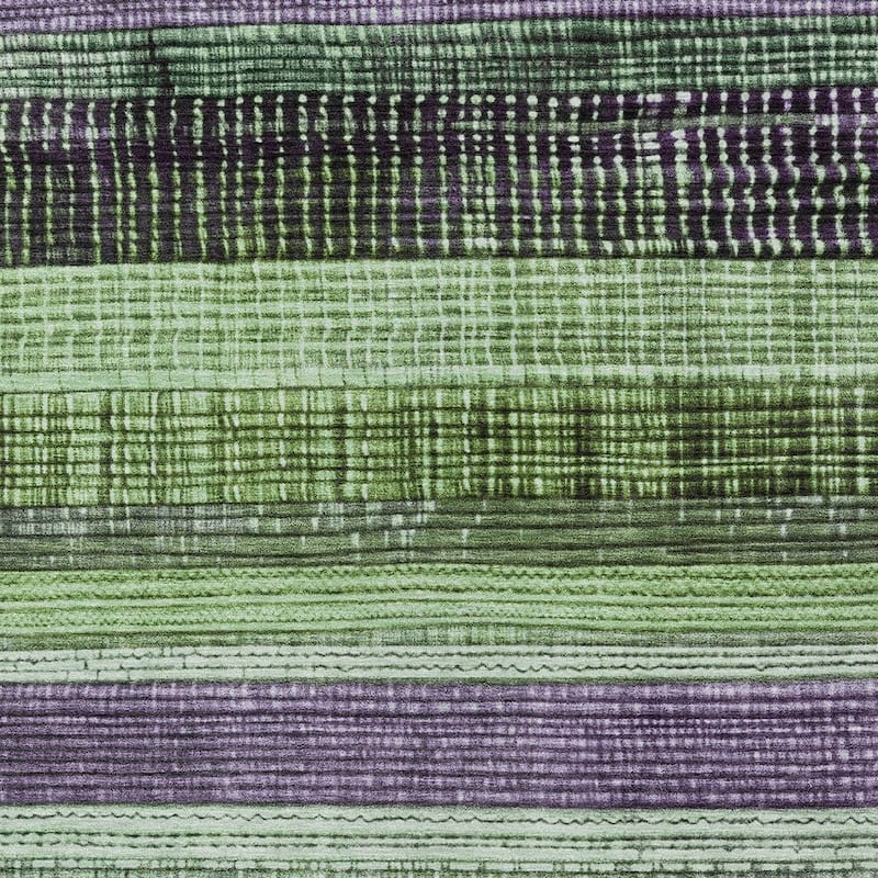 HomeRoots Striped Transitional Rectangle Outdoor Rug