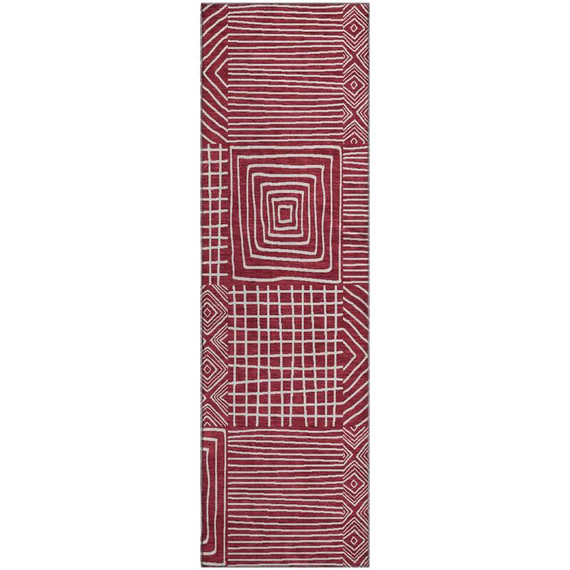 Premium Washable Super Soft Geo Motif Mayfield Rug