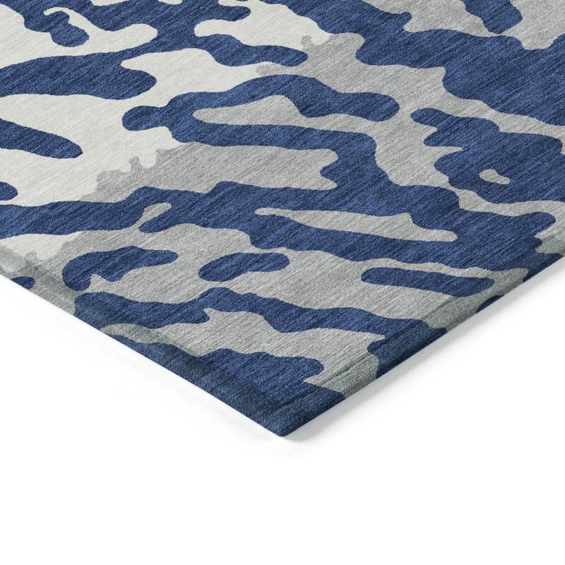 HomeRoots Animal Print Transitional Rectangle Outdoor Rug