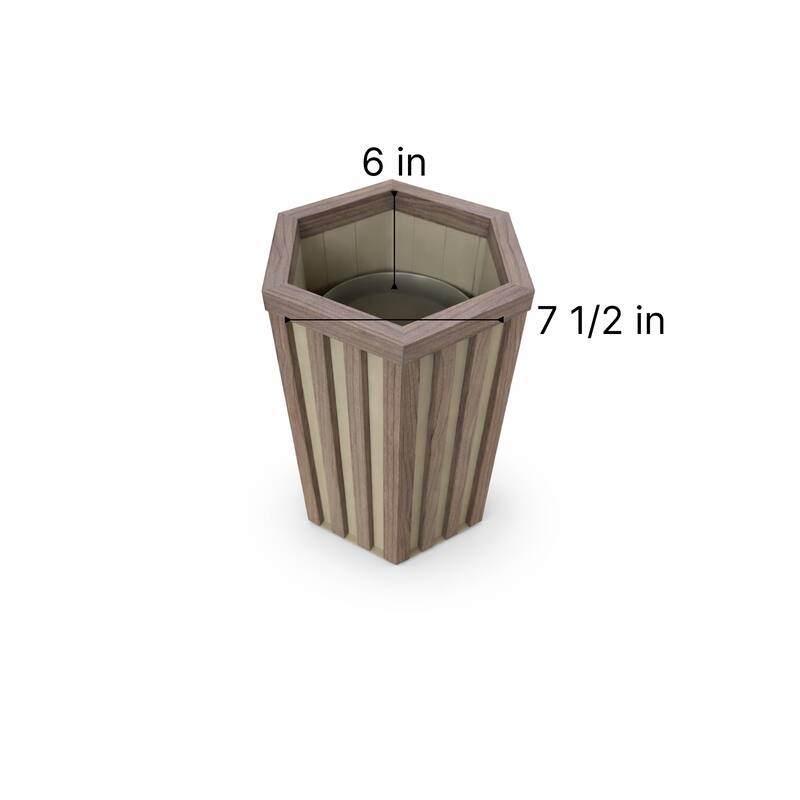 Hexagon Column Planter