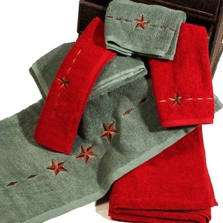 Paseo Road by HiEnd Accents Embroidered Star 3PC Towel Set