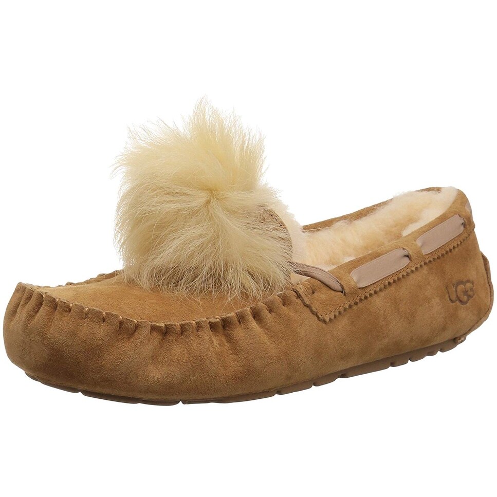 ugg moccasins with pom pom