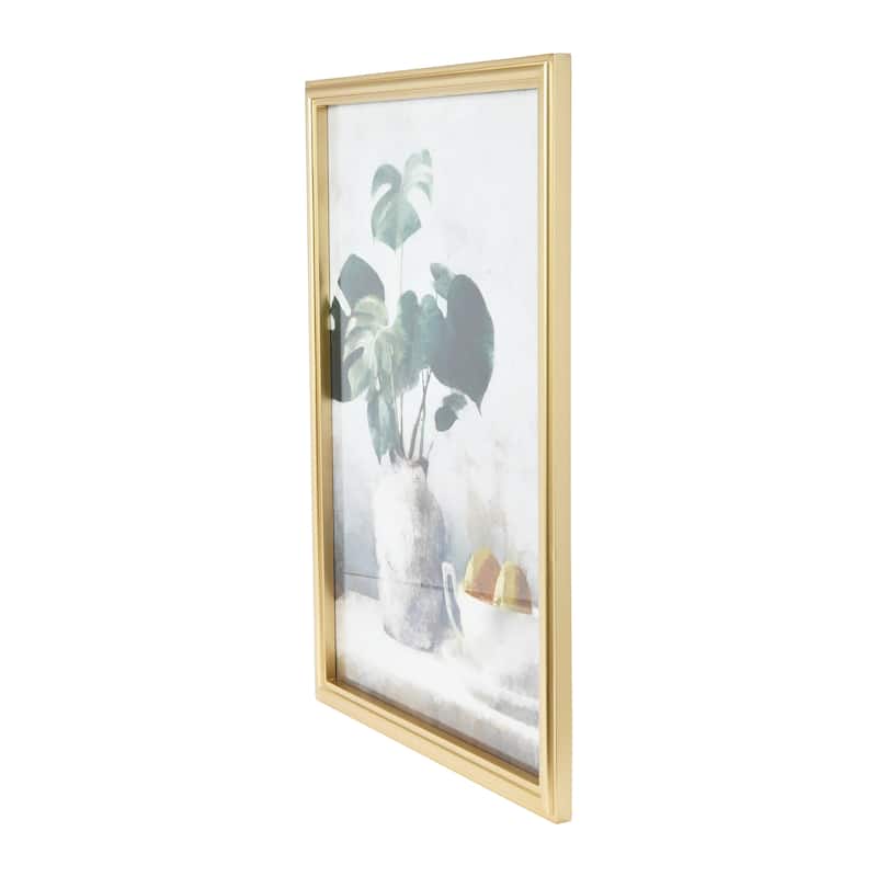 Reproduction Still Life Print with Solid Wood Frame - Multi-Color