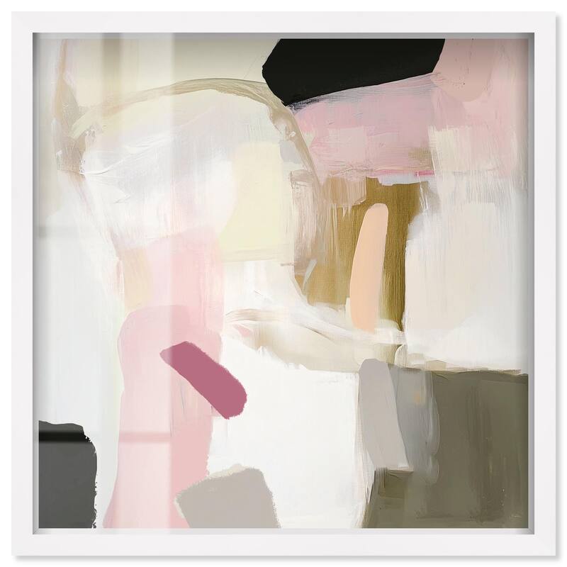 Dynamic Color III Shadowbox by Art Remedy - White - 30" x 30"