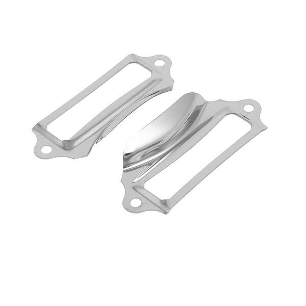 Shop File Drawer Cabinet Box Tag Frame Label Holder Pull Handles