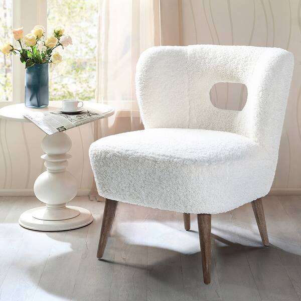 Carson Carrington Ullna Lambskin Sherpa Upholstery Barrel Chair On Sale Overstock 30161473