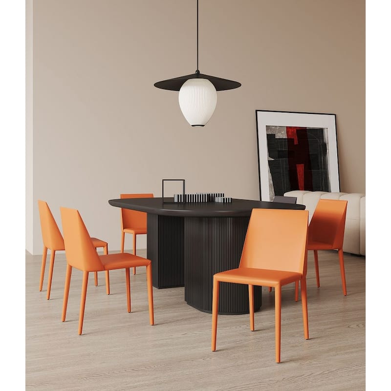 Paris Saddle Leather Dining Chair (Set of 4)