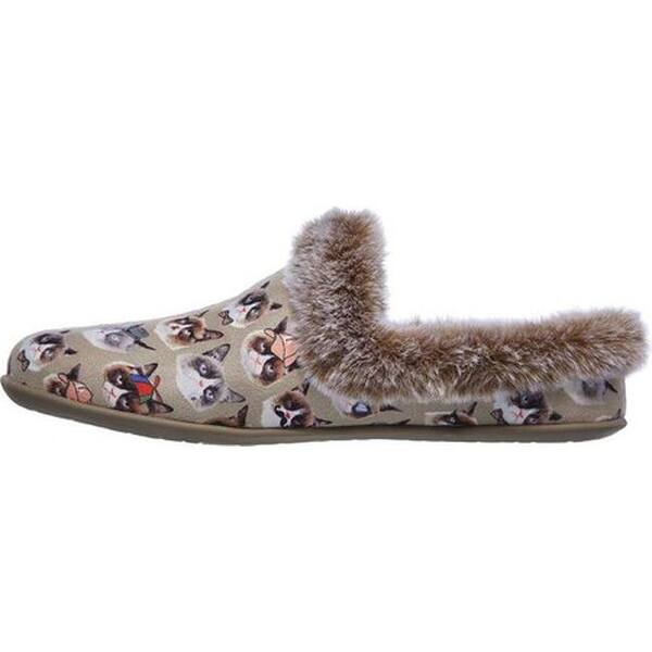 Shop Skechers Women S Bobs Beach Bonfire Just No Slipper Taupe
