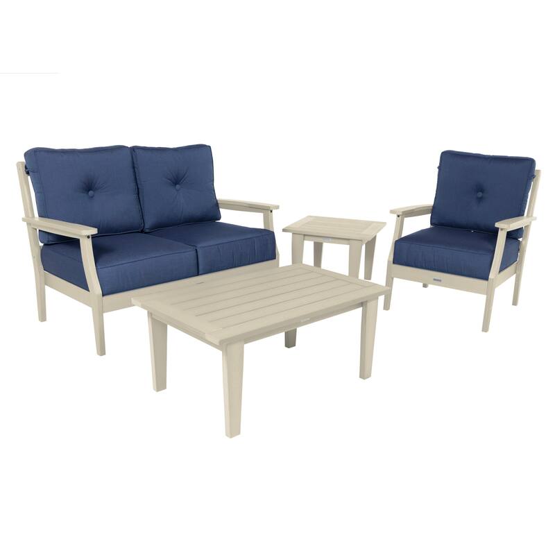 HIGHWOOD Lehigh 4-Piece Deep Seating Set - Spectrum Indigo