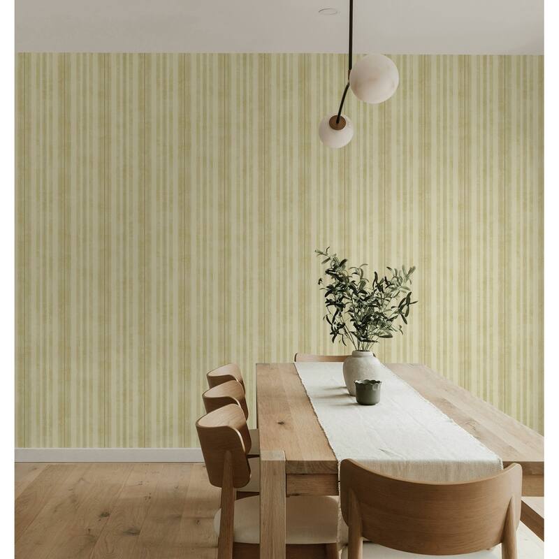 Seabrook Designs Cassius Stripe Unpasted Wallpaper