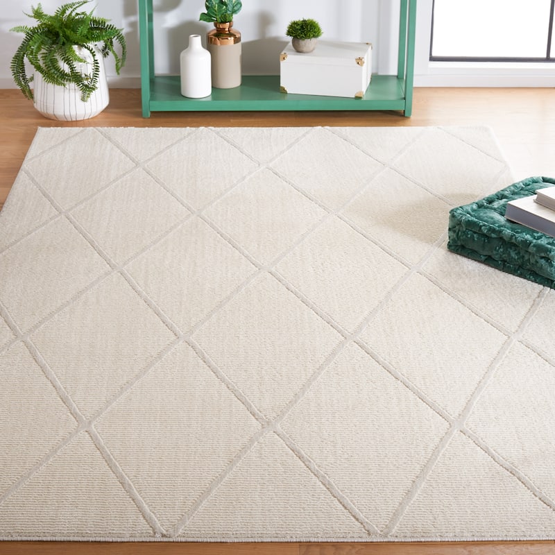 SAFAVIEH Revive Aura Trellis Rug - 9' x 12' - Ivory