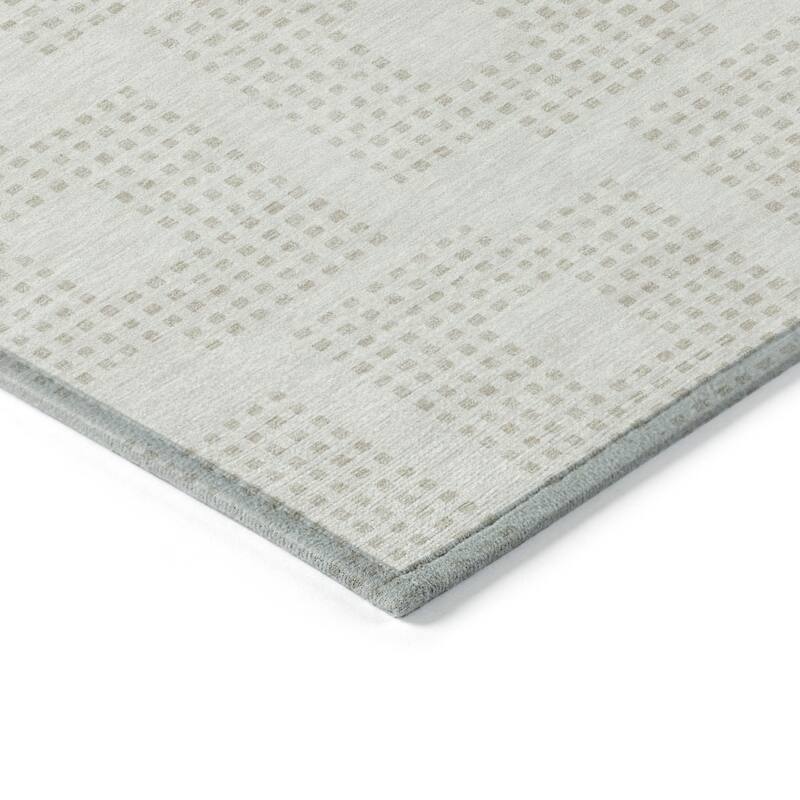 HomeRoots Geometric Transitional Rectangle Outdoor Rug