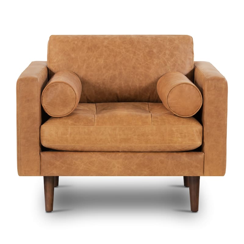 Poly and Bark Napa Lounge Chair - Genuine Italian Leather
