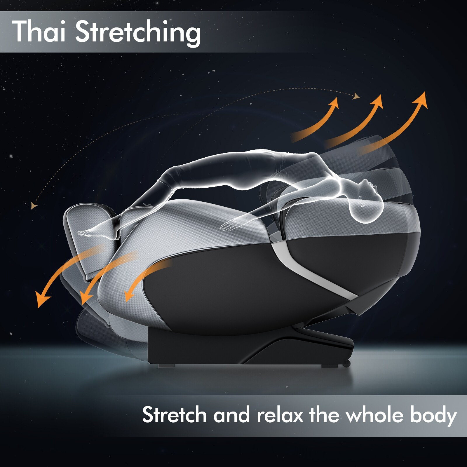 シクレット　アドバンスド　ソリューションVモイスチャ-ライザ- Relaxe Zero Gravity Shiatsu Massage Chair with Heating (SL-Track