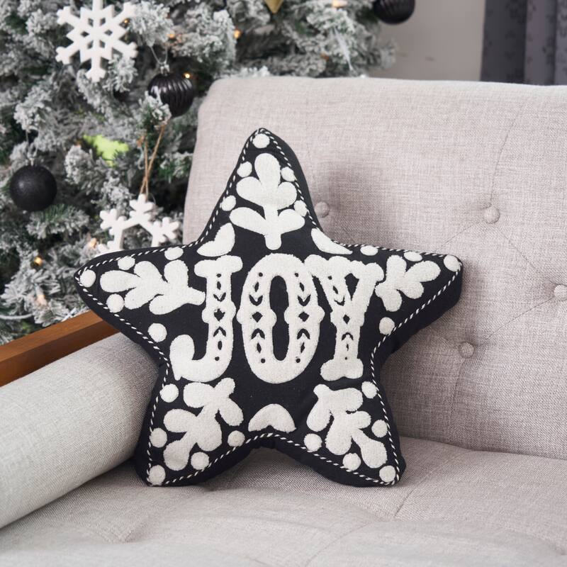 Onyx Joy Shaped Pillow