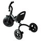 preview thumbnail 3 of 8, 3-Wheel Recreation Ride-On Toddler Tricycle With Bell - Black