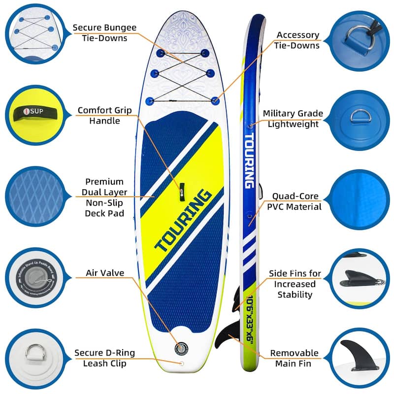 Inflatable Stand Up Paddle Boards, 10 Ft 6 in with Sup Paddle Board ...