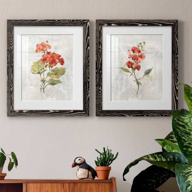 Linen Geranium-Premium Framed Print - Ready to Hang