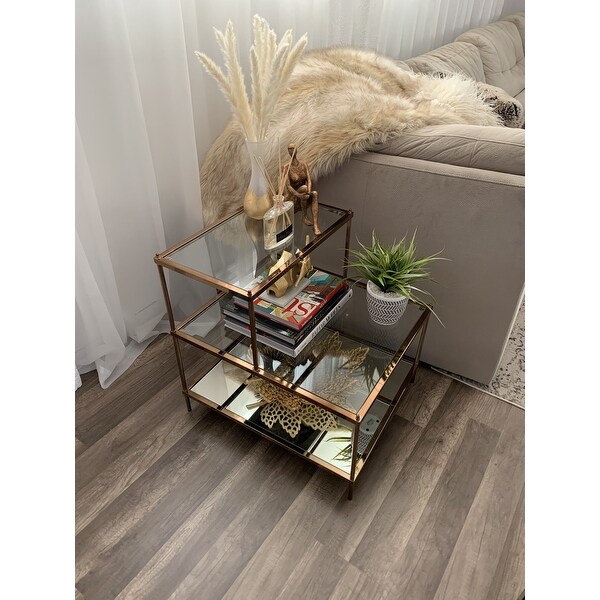 Top Product Reviews For Silver Orchid Grant Glam Accent Table