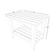 preview thumbnail 6 of 85, Vineyard HIPS Outdoor Folding Eco-Friendly All Weather Seashell Adirondack Chairs (12-Piece Conversation Set)