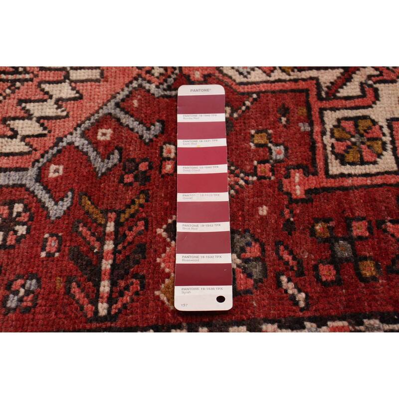 ECARPETGALLERY Hand-knotted Konya Anatolian Dark Red Wool Rug - 3'0 x 10'5