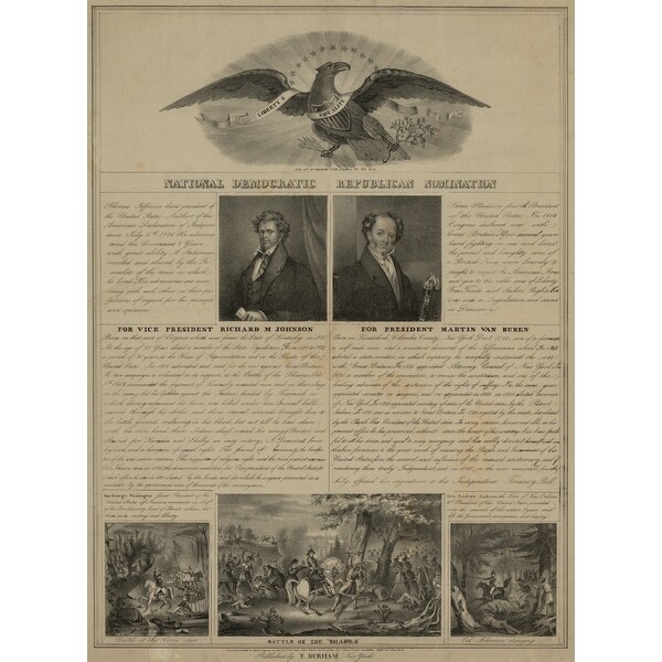shop election of 1840 political broadside of the losing national election of 1840