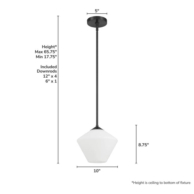 Hunter Celestial Valley 1-Light Pendant - Modern, Contemporary - Kitchen, Island, Dining Room, Entry.