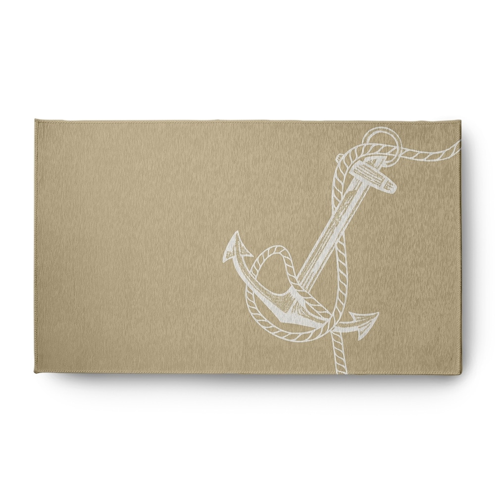 Anchored Nautical Indoor/Outdoor Rug