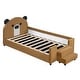 preview thumbnail 5 of 37, Twin Size Bear Shaped Upholstered Daybed with Hydraulic System