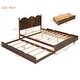 preview thumbnail 41 of 43, Queen Platform Bed with 2 Drawers & Twin XL Trundle