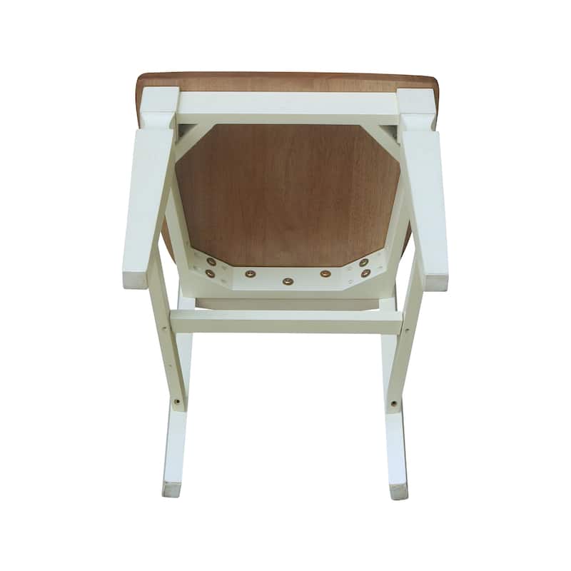 Solid Wood Vista Slat Back Dining Chairs - Set of Two