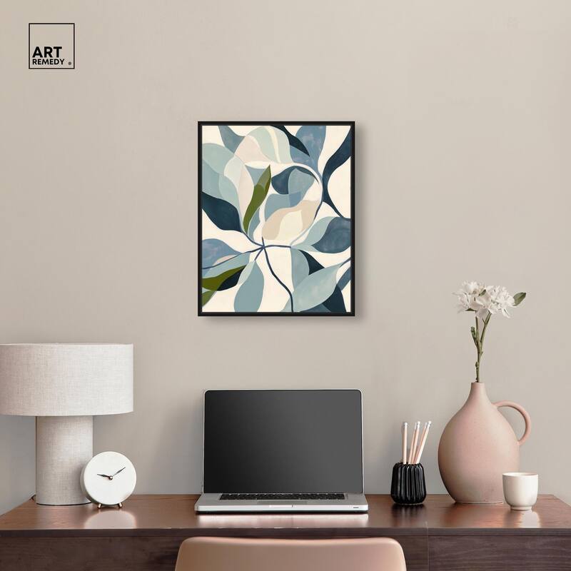 Woven Botanicals II Canvas by Art Remedy