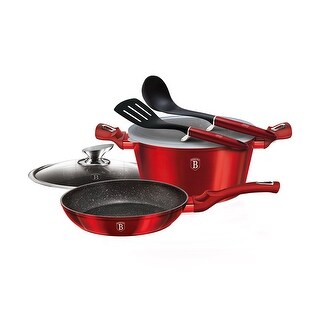 Berlinger Haus 6-Piece Cookware Set, Burgundy Collection