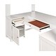preview thumbnail 3 of 2, ACME Ambar Loft Bed with Chest Desk & Bookcase in Light Gray