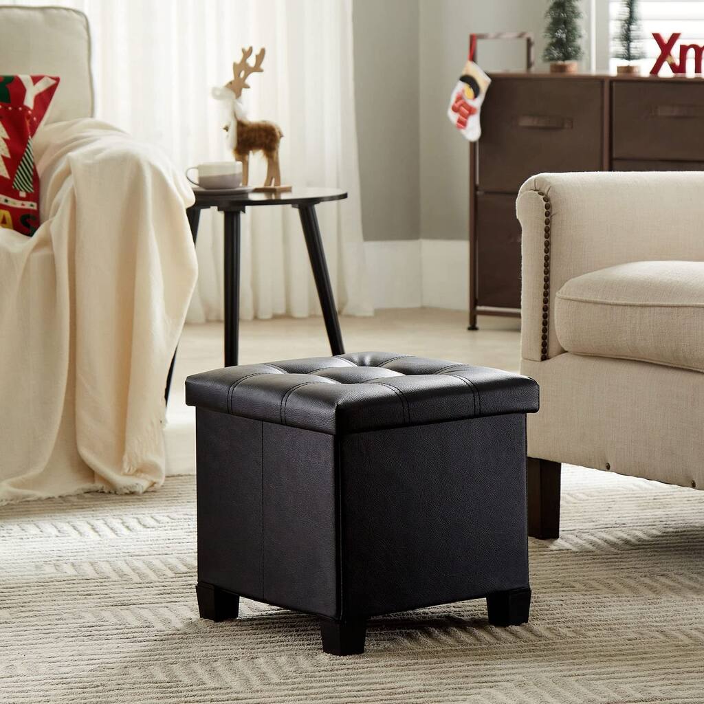 15 inches Small Storage Ottoman