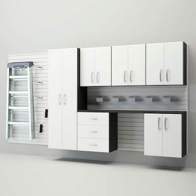 Flow Wall 24 Piece PVC Indoor Deluxe Cabinet Storage Set