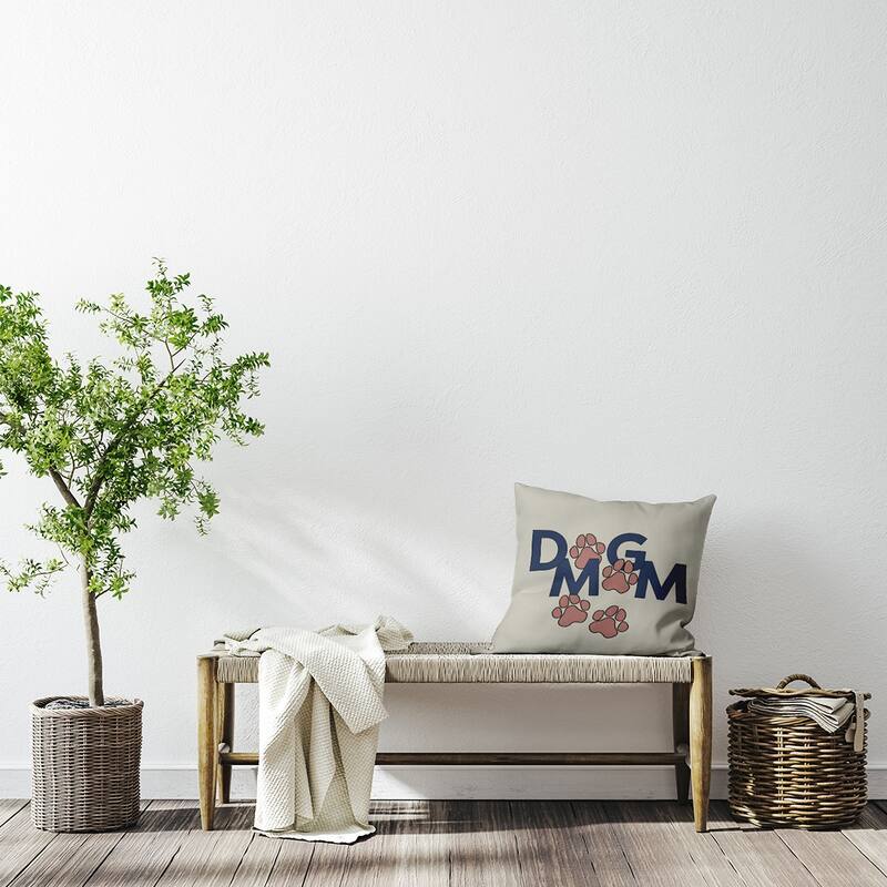 Dog Mom Mother's Day Polyester Indoor Pillow