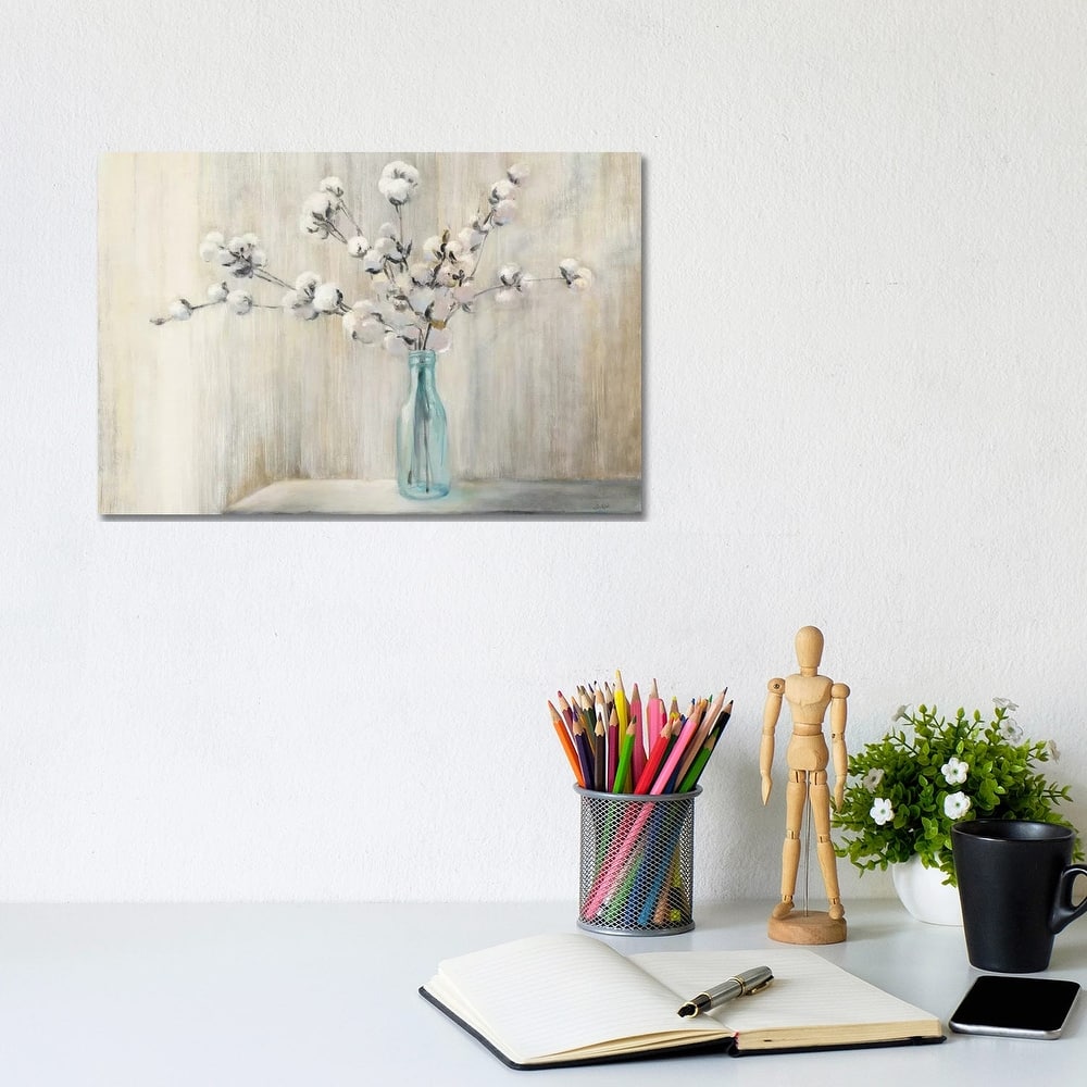 iCanvas "Cotton Bouquet" by Julia Purinton Canvas Print