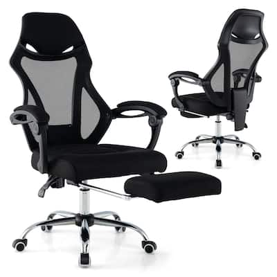 Costway Ergonomic Mesh Office Chair with Footrest Height-Adjustable & - See Details