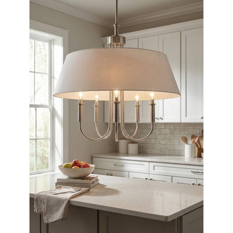 Livabliss Montclaire Modern Chandelier - Silver