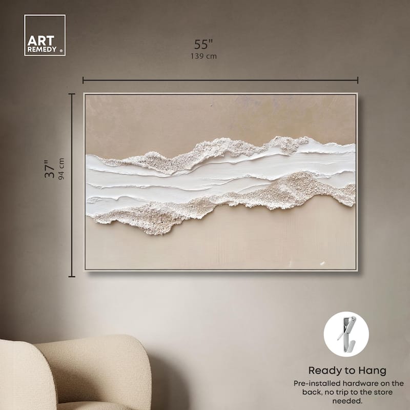 Textured Sea I Canvas by Art Remedy