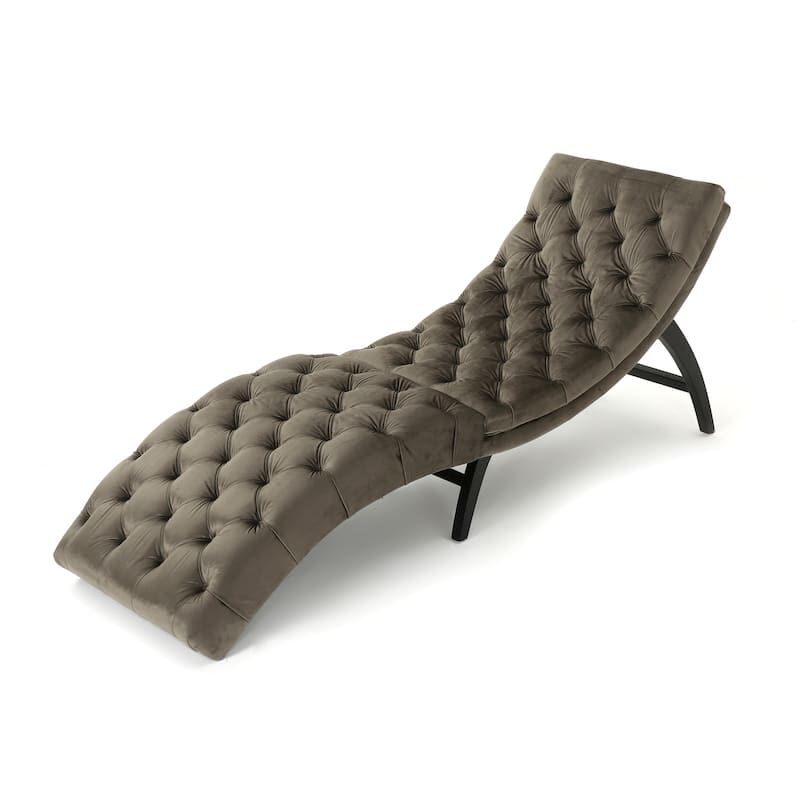 72.5" Button Tufted Chaise Lounge Chair