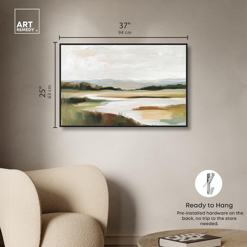 Verdant Valley Canvas by Art Remedy