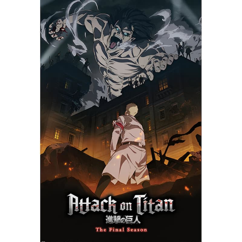 Attack on Titan - Eren Onslaught Art Poster - 24 x 36 Inch