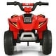 preview thumbnail 4 of 17, 6V Kids Electric ATV 4 Wheels Ride-On Toy - 28.5" x 15.5" x 18"(L x W x H) Red