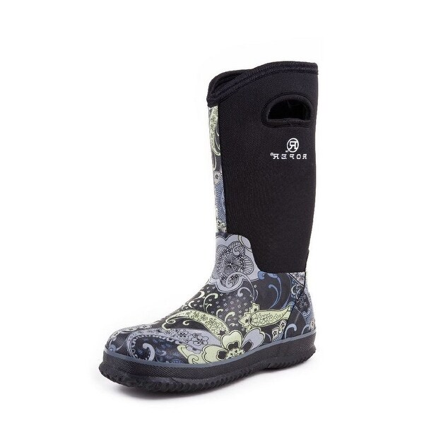 Roper Outdoor Boots Womens 12" Barn Muck Paisley
