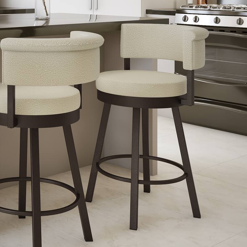 Amisco Rosco Swivel Counter Stool