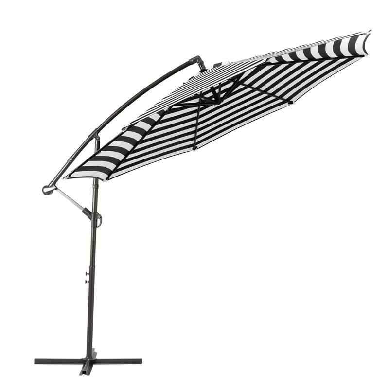 Weller 10-foot Offset Cantilever Hanging Patio Umbrella