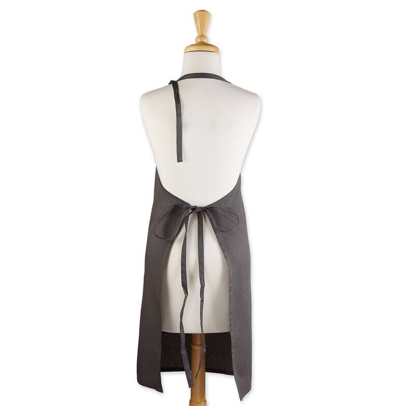 DII Mineral Gray Chino Chef Apron